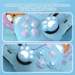 PlayVital Cute Spring Lesser Panda Silicone Cover with Joystick Cap and Sticker for PS5 Controller, Compatible with Charging Station - Heaven Blue PlayVital