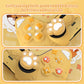 PlayVital Cute Spring Lesser Panda Silicone Cover with Joystick Cap and Sticker for PS5 Controller, Compatible with Charging Station - Warm Yellow PlayVital