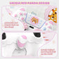 PlayVital Cute Spring Lesser Panda Silicone Cover with Joystick Cap and Sticker for PS5 Controller, Compatible with Charging Station - White PlayVital