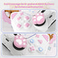 PlayVital Cute Spring Lesser Panda Silicone Cover with Joystick Cap and Sticker for PS5 Controller, Compatible with Charging Station - White PlayVital