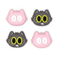 PlayVital Cute Thumb Grip Caps for Nintendo Switch & Switch OLED & Switch Lite - Moonlight Cat playvital