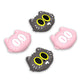 PlayVital Cute Thumb Grip Caps for Nintendo Switch & Switch OLED & Switch Lite - Moonlight Cat playvital