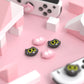 PlayVital Cute Thumb Grip Caps for Nintendo Switch & Switch OLED & Switch Lite - Moonlight Cat playvital