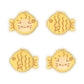 PlayVital Cute Thumb Grip Caps for Nintendo Switch & Switch OLED & Switch Lite - Taiyaki Kitten