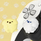 PlayVital Cute Thumb Grip Caps for PS5 & PS4 & Xbox Series X/S & Switch Pro Controller - Fluffy & Winky Pups PlayVital