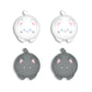 PlayVital Cute Thumb Grips for Steam Controller 2 (2026), 4-Pack Silicone Joystick Caps - Cutie Kitty PlayVital