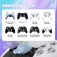 PlayVital Cute Universal Illuminated LED Thumbstick Grips for ps5 & ps4 & Xbox Series X/S & Xbox One & Switch Pro Controller - Jellyfish Purple & Blue - PJM6002 PlayVital