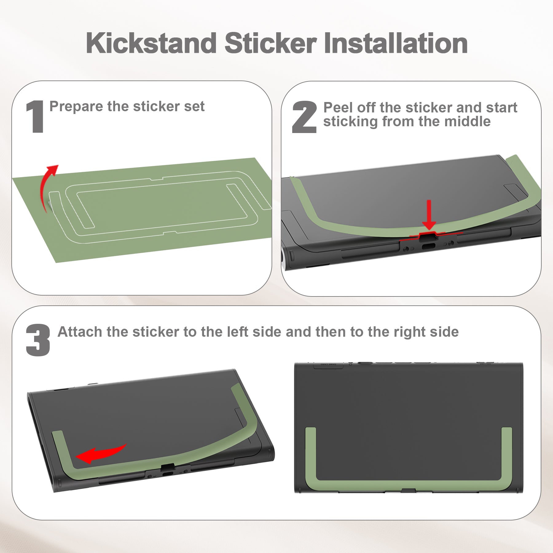 PlayVital Cyber Spider Protective Case for Nintendo Switch 2, Ergonomic Anti-slip Silicone Grip Covers, Dockable Hard Case Shell for Switch 2 with Joystick Cap & Sticker - White PlayVital