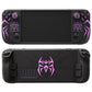 PlayVital Cyber Spider Protective Case with Back Button Enhancements & Thumb Grips & Trackpad Skins for Steam Deck OLED & LCD - Black PlayVital