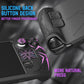 PlayVital Cyber Spider Protective Case with Back Button Enhancements & Thumb Grips & Trackpad Skins for Steam Deck OLED & LCD - Black PlayVital