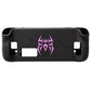 PlayVital Cyber Spider Protective Case with Back Button Enhancements & Thumb Grips & Trackpad Skins for Steam Deck OLED & LCD - Black PlayVital