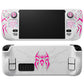 PlayVital Cyber Spider Protective Case with Back Button Enhancements & Thumb Grips & Trackpad Skins for Steam Deck OLED & LCD - White PlayVital