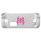 PlayVital Cyber Spider Protective Case with Back Button Enhancements & Thumb Grips & Trackpad Skins for Steam Deck OLED & LCD - White PlayVital