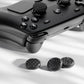 PlayVital Diamond Grain & Crack Bomb Design 4-Pack Thumb Grips for Steam Controller 2 (2026), Anti-Slip Textured Grip Caps - Black PlayVital
