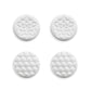 PlayVital Diamond Grain & Crack Bomb Design 4-Pack Thumb Grips for Steam Controller 2 (2026), Anti-Slip Textured Grip Caps - White PlayVital