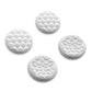 PlayVital Diamond Grain & Crack Bomb Design 4-Pack Thumb Grips for Steam Controller 2 (2026), Anti-Slip Textured Grip Caps - White PlayVital