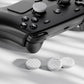 PlayVital Diamond Grain & Crack Bomb Design 4-Pack Thumb Grips for Steam Controller 2 (2026), Anti-Slip Textured Grip Caps - White PlayVital