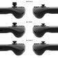 PlayVital Diamond Grain & Crack Bomb Design Ergonomic Stick Caps Thumb Grips for Steam Deck LCD & OLED, for PS Portal Remote Player -  Black PlayVital