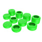 PlayVital Diamond Grain & Crack Bomb Design Ergonomic Stick Caps Thumb Grips for Steam Deck LCD & OLED, for PS Portal Remote Player -  Green PlayVital