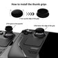 PlayVital Diamond Grain & Crack Bomb Design Ergonomic Stick Caps Thumb Grips for Steam Deck LCD & OLED, for PS Portal Remote Player -  Orange PlayVital
