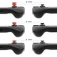 PlayVital Diamond Grain & Crack Bomb Design Ergonomic Stick Caps Thumb Grips for Steam Deck LCD & OLED, for PS Portal Remote Player -  Orange PlayVital
