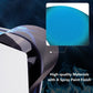 PlayVital Dust Filter and Port Plug Set for PS5 Disc & Digital Console, Breathable Anti-Dust Cover Net with 12 Silicone Plugs, Easy-Install Dust Proof Kit for PS5 Accessories - Blue Flame PlayVital