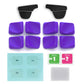 PlayVital Ergonomic Grip Back Button Enhancement Kit for Steam Deck LCD, Anti-Slip Silicone Trigger Grips for Steam Deck OLED – Purple PlayVital