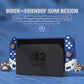 PlayVital Good Night Bear Protective Cover for Nintendo Switch 2 (2025), Separable Soft Silicone Joycon Grip & Hard Back Cover with Thumbstick Caps for Nintendo Switch 2 - Midnight Blue PlayVital