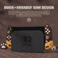 PlayVital Good Night Bear Protective Cover for Nintendo Switch 2 (2025), Separable Soft Silicone Joycon Grip & Hard Back Cover with Thumbstick Caps for Nintendo Switch 2 - Brown PlayVital