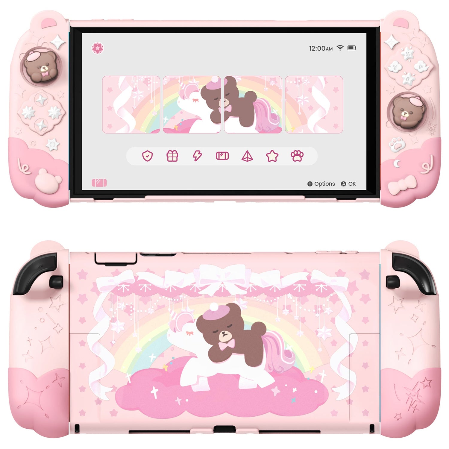For Nintendo Switch 2 Good Night Bear Protective Cover
