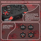 PlayVital Gothic Imp Series Silicone Cover for Nintendo Switch 2 Pro Controller, Cute Protective Skin Case for Switch 2 Pro Controller with Back Button Caps & Thumb Grip & Sticker - Black PlayVital
