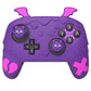 PlayVital Gothic Imp Series Silicone Cover for Nintendo Switch 2 Pro Controller, Cute Protective Skin Case for Switch 2 Pro Controller with Back Button Caps & Thumb Grip & Sticker - Purple PlayVital