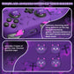 PlayVital Gothic Imp Series Silicone Cover for Nintendo Switch 2 Pro Controller, Cute Protective Skin Case for Switch 2 Pro Controller with Back Button Caps & Thumb Grip & Sticker - Purple PlayVital