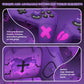 PlayVital Gothic Imp Series Silicone Cover for Nintendo Switch 2 Pro Controller, Cute Protective Skin Case for Switch 2 Pro Controller with Back Button Caps & Thumb Grip & Sticker - Purple PlayVital