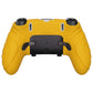 PlayVital Guardian Edition Anti-Slip Ergonomic Silicone Cover Case with Thumb Grip Caps for PS5 Edge Controller - Caution Yellow - EHPFP012 PlayVital