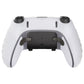 PlayVital Guardian Edition Anti-Slip Ergonomic Silicone Cover Case with Thumb Grip Caps for PS5 Edge Controller - Clear White - EHPFP003 PlayVital