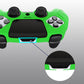 PlayVital Guardian Edition Anti-Slip Ergonomic Silicone Cover Case with Thumb Grip Caps for PS5 Edge Controller - Green - EHPFP010 PlayVital