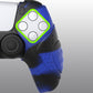PlayVital Guardian Edition Ergonomic Anti-Slip Silicone Cover Skin with Thumb Grip Caps for PS5 Wireless Controller, Compatible with Charging Station - Black - YHPF014 (Copy) PlayVital