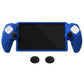 PlayVital Guardian Edition Silicone Protective Case with Thumb Grips for PS Portal Remote Player, Shockproof, Anti-Slip Grip Design for PS Portal Cover - Blue PlayVital