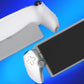 PlayVital Guardian Edition Silicone Protective Case with Thumb Grips for PS Portal Remote Player, Shockproof, Anti-Slip Grip Design for PS Portal Cover - Clear White PlayVital