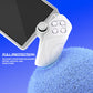 PlayVital Guardian Edition Silicone Protective Case with Thumb Grips for PS Portal Remote Player, Shockproof, Anti-Slip Grip Design for PS Portal Cover - Clear White PlayVital