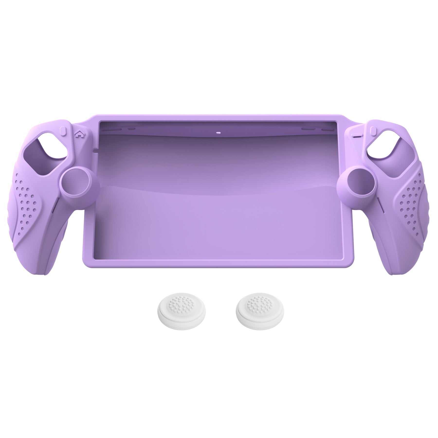 PlayVital Guardian Edition Silicone Protective Case with Thumb Grips for PS Portal Remote Player, Shockproof, Anti-Slip Grip Design for PS Portal Cover - Mauve Purple PlayVital