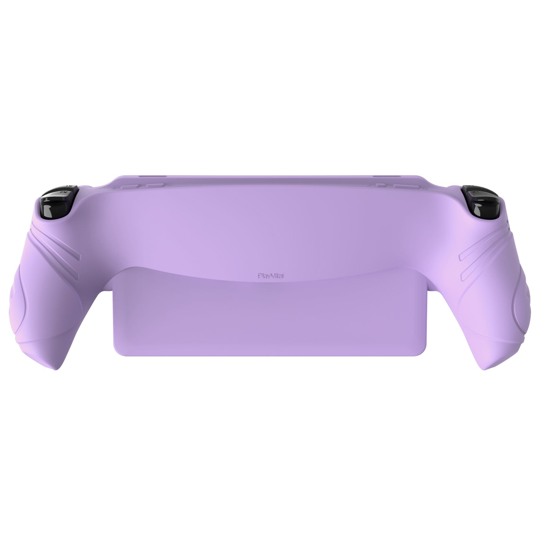 PlayVital Guardian Edition Silicone Protective Case with Thumb Grips for PS Portal Remote Player, Shockproof, Anti-Slip Grip Design for PS Portal Cover - Mauve Purple PlayVital