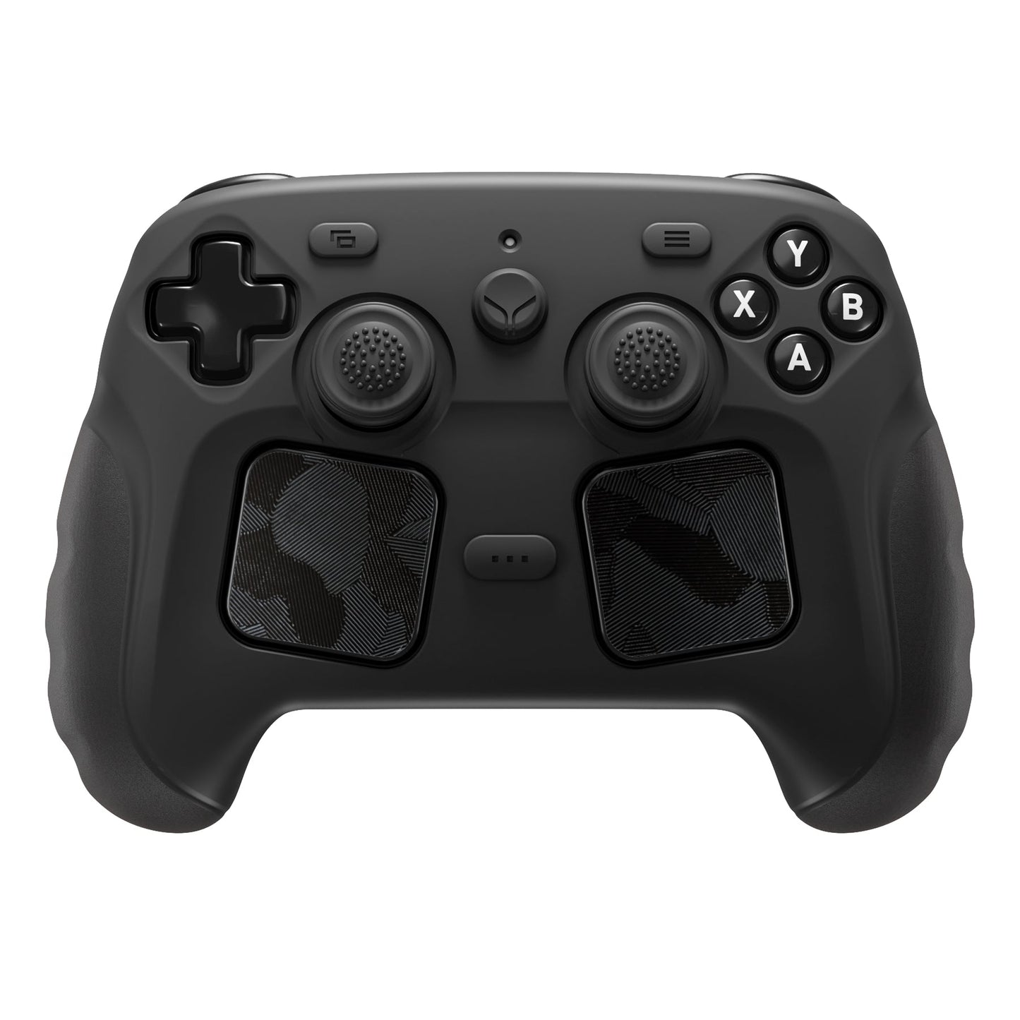 PlayVital Guardian Silicone Cover with 4 Thumb Grips & Stickers for Steam Controller 2 (2026) - Black PlayVital