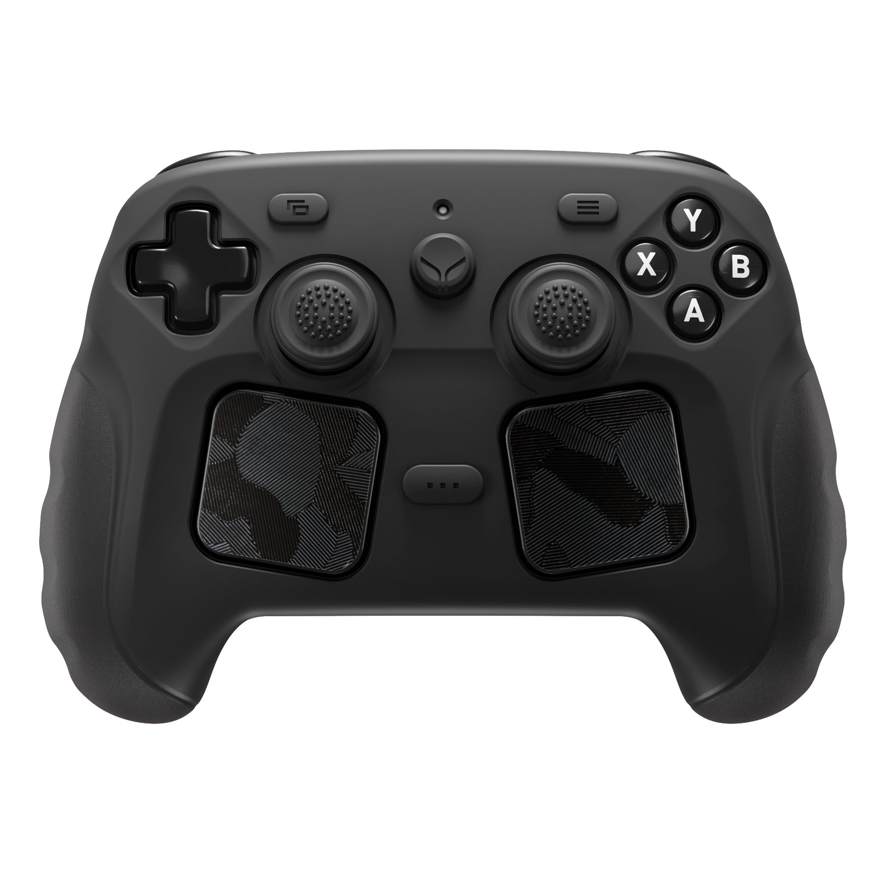 PlayVital Guardian Silicone Cover with 4 Thumb Grips & Stickers for Steam Controller 2 (2026) - Black PlayVital