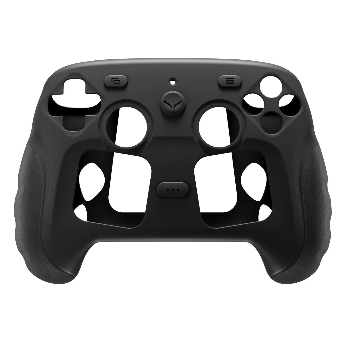 PlayVital Guardian Silicone Cover with 4 Thumb Grips & Stickers for Steam Controller 2 (2026) - Black PlayVital