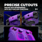 PlayVital Guardian Silicone Cover with 4 Thumb Grips & Stickers for Steam Controller 2 (2026) - Purple PlayVital