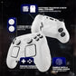 PlayVital Guardian Silicone Cover with 4 Thumb Grips & Stickers for Steam Controller 2 (2026) - White PlayVital