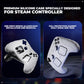 PlayVital Guardian Silicone Cover with 4 Thumb Grips & Stickers for Steam Controller 2 (2026) - White PlayVital
