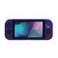 PlayVital Hard Shell Protective Case with Screen Protector & Thumb Grip Caps & Button Caps for Nintendo Switch Lite - Gradient Translucent Bluebell PlayVital